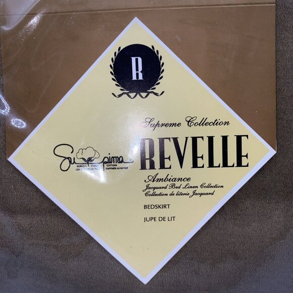Revelle Supreme Collection Marakesh King Bed Skirt Supima Cotton 6278J2 - Picture 2 of 9